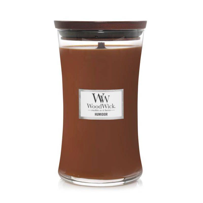 21.5oz Large Hourglass Jar Candle Humidor - WoodWick
