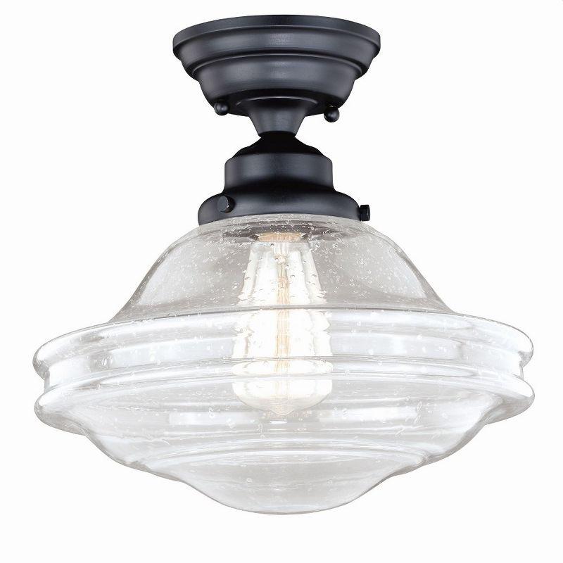 Vaxcel Huntley 1 - Light Flush Mount in  Oil Rubbed Bronze