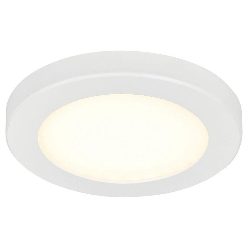 Access Lighting Slim 1 - Light Flush Mount in  White