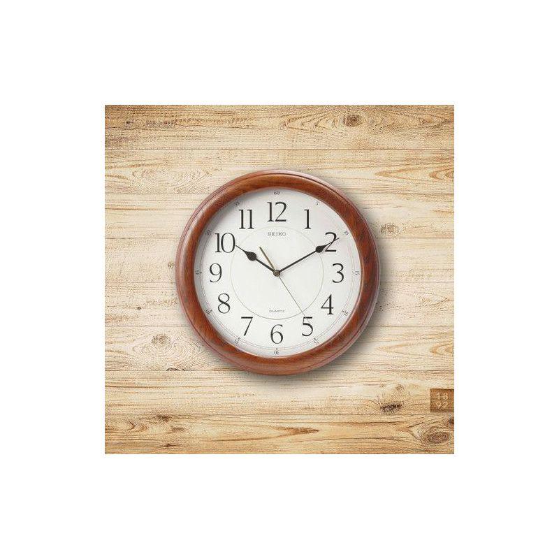 Seiko Solid Wood Wall Clock