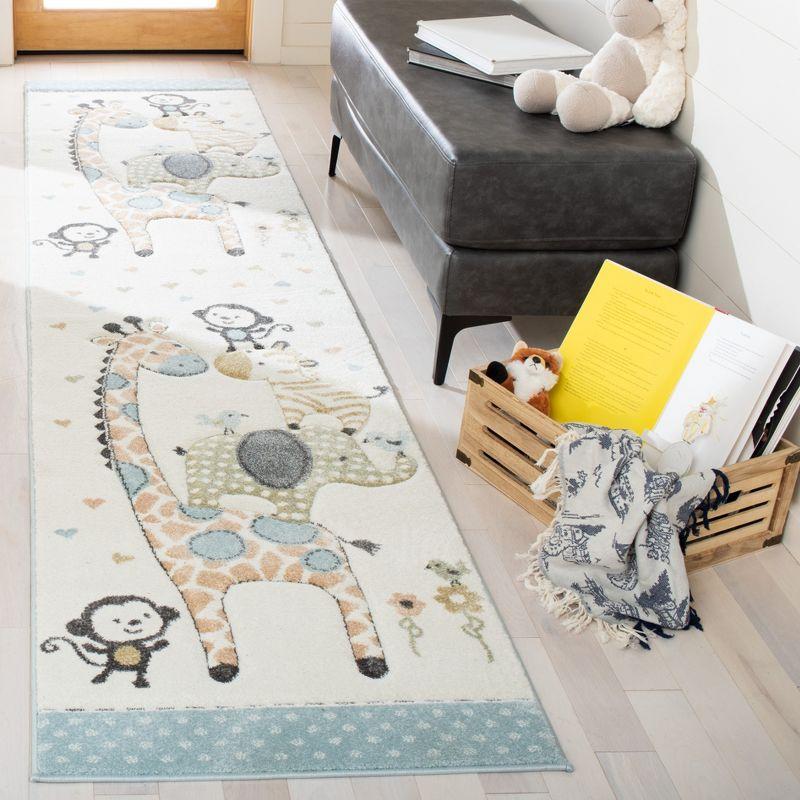 Carousel Kids  CRK120 Loomed Indoor Area Rug - Ivory - 2'x3' - Safavieh