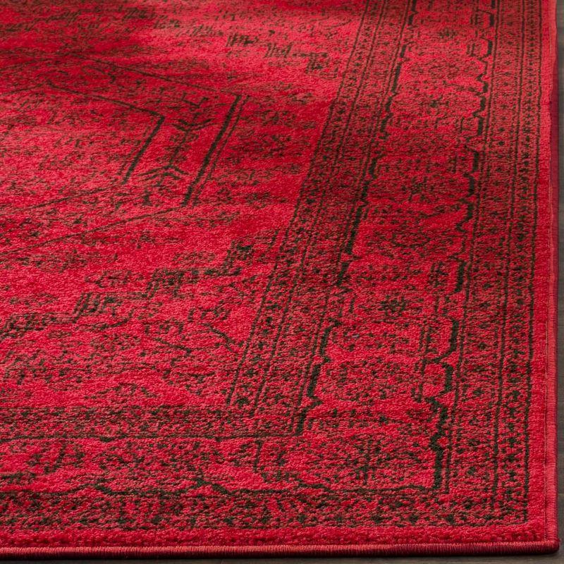 Adirondack ADR108 Power Loomed Area Rug - Red/Black - 8'9"x11'9" - Safavieh.