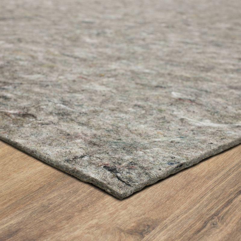 Mohawk 3'x5' All Purpose Rug Pad Gray: Stain-Resistant, Recycled Synthetic Fibers, Rectangle, Carpet Protection