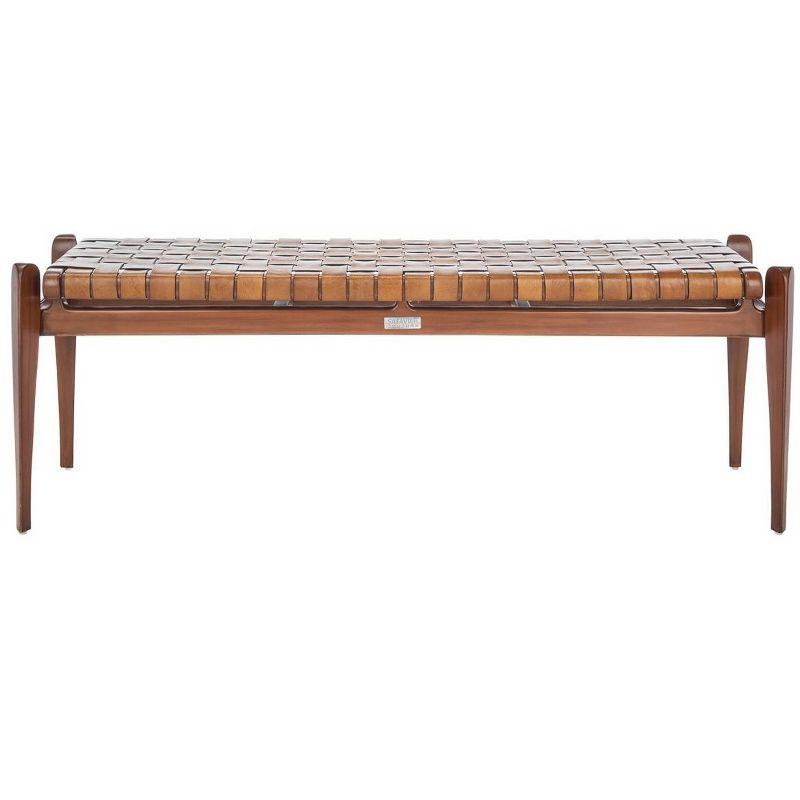 Kenan Genuine Leather Bench