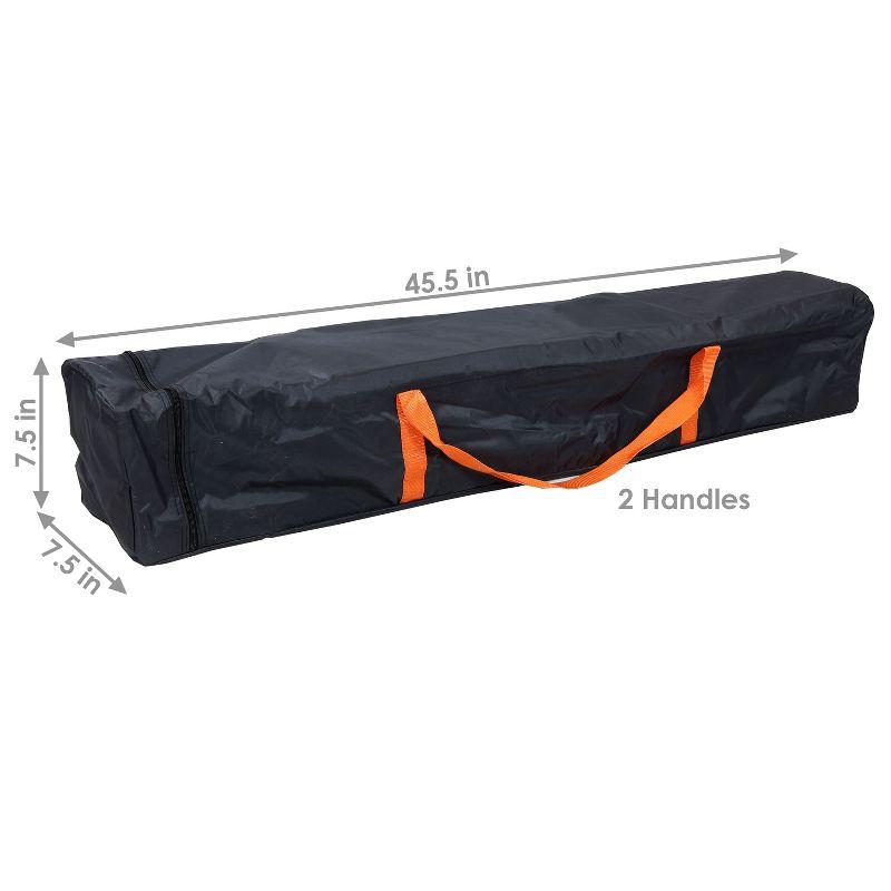 Sunnydaze Standard Pop-Up Canopy 120D Polyester Carrying Bag - Black