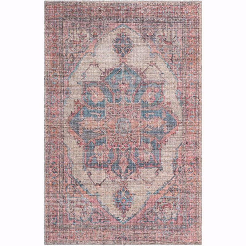 Unique Loom 5' 3 x 8' 0 Nostalgia  Ella Machine Washable Antique Beige Area Rug