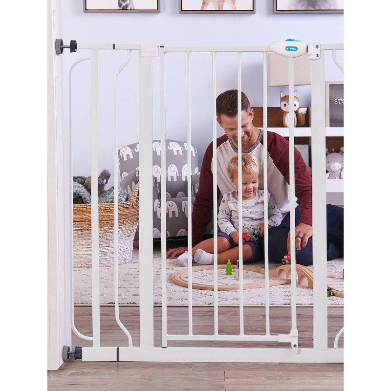 Regalo Wall Safe Extra Tall Walk Through Safety Gate