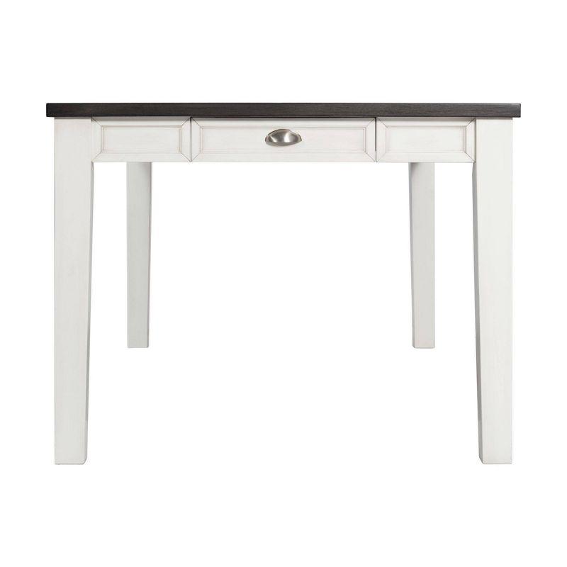 Cottage Charm Two-Tone Extendable Counter Height Dining Table