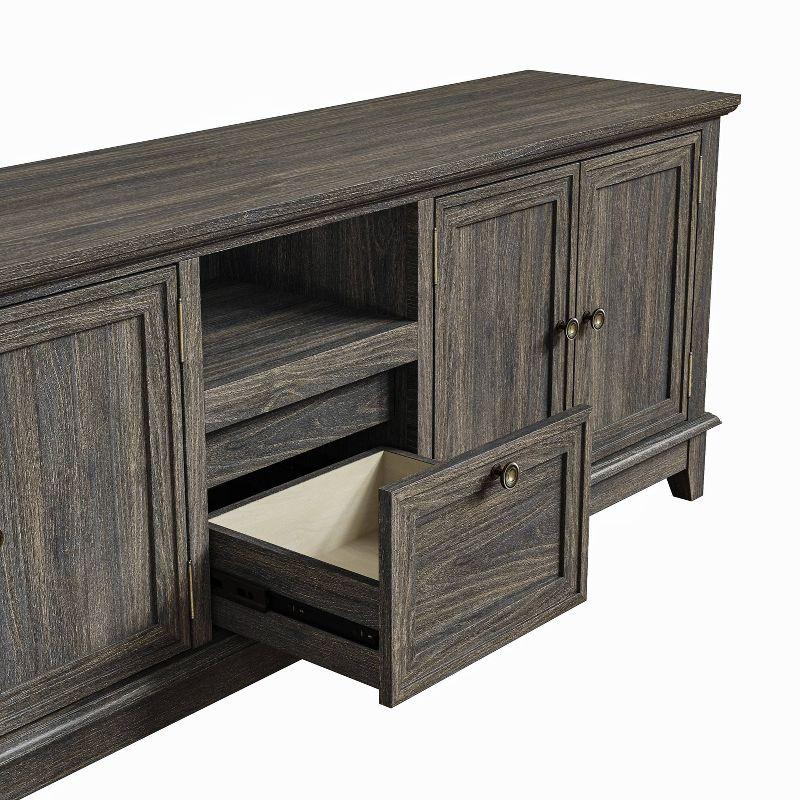 Festivo 72" TV Stand for TVs up to 75" with Hidden Drawer Wood