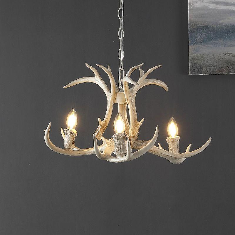 Cenwyn Chandelier - Antique White - Safavieh.