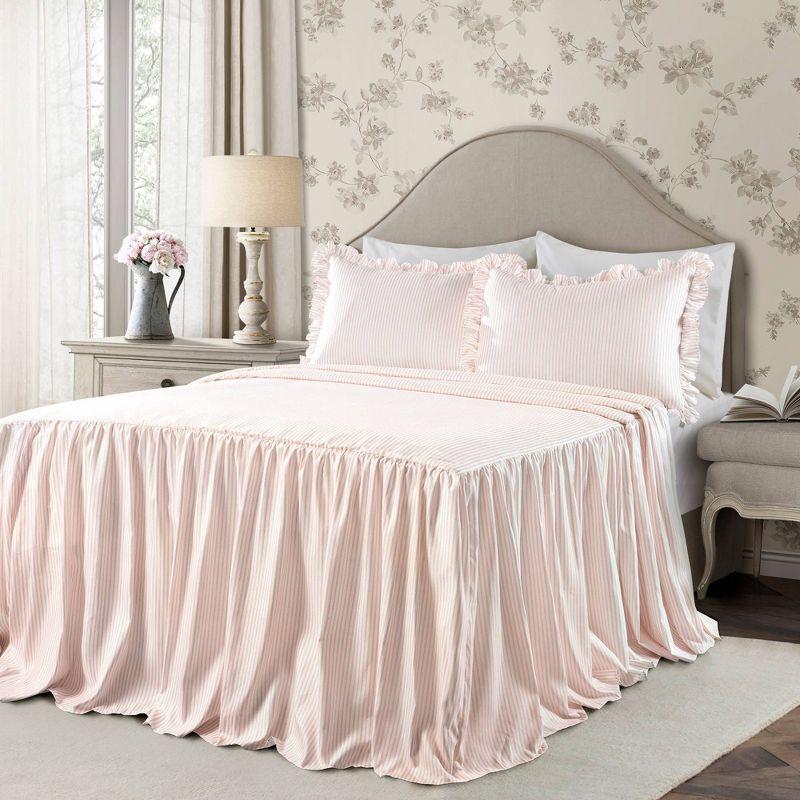 Lush Decor Reyna Microfiber Reversible 3 Piece Bedspread Set