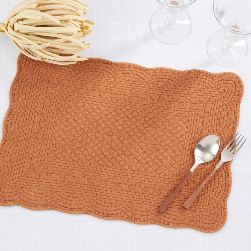 Saro Lifestyle Classic Quilted Placemat (Set of 4)