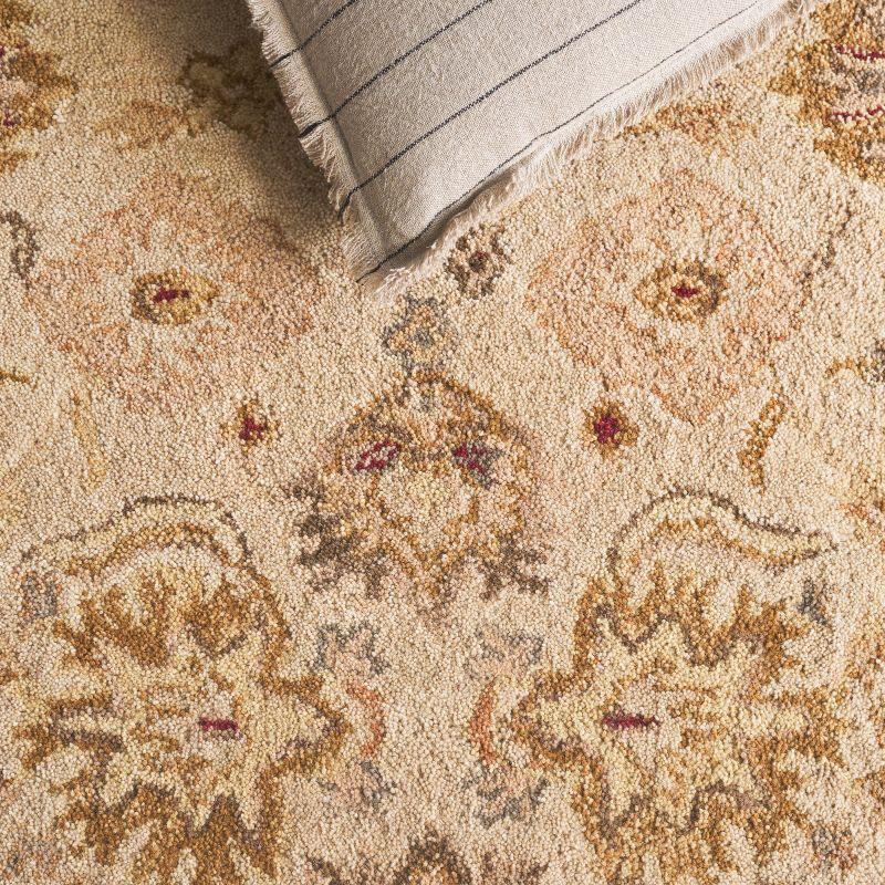Anatolia AN522 Hand Tufted Indoor Runner Rug - Ivory/Red - 2'3"x14' - Safavieh