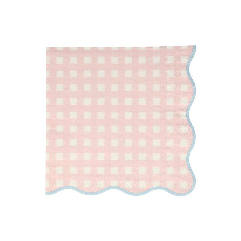 Meri Meri Gingham Large Napkins (Pack of 20)