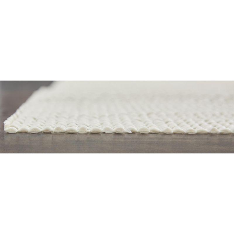 Grid-Loc Ivory 7'6" X 9'8" Non-Slip Rug Pag