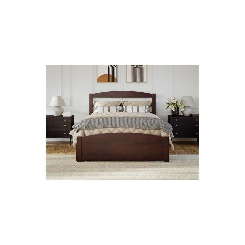 AFI Furnishings Warren Platform Bed F with Footboard & T Trundle AW