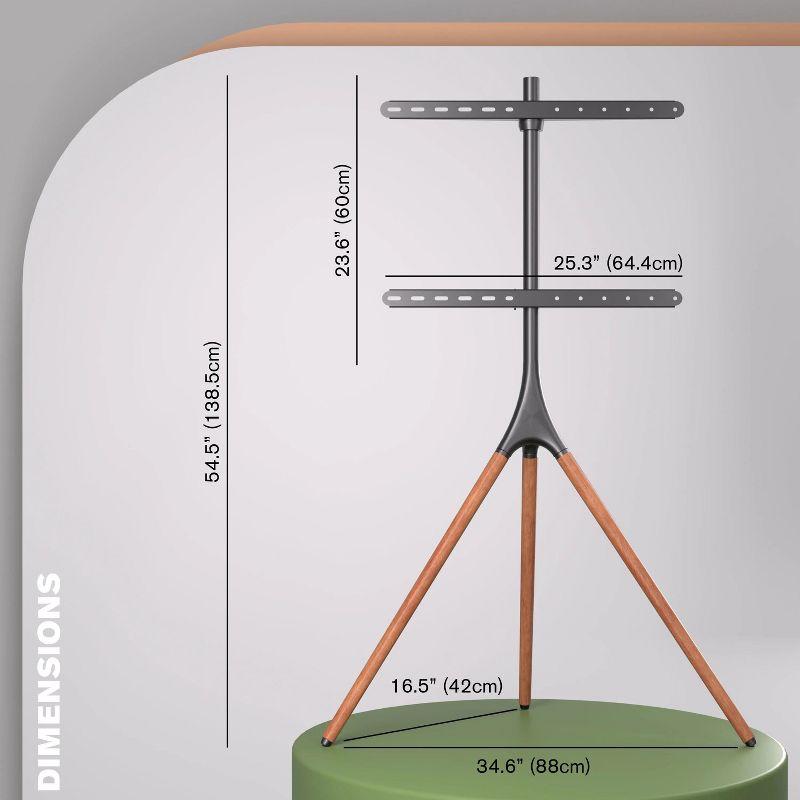 ProMounts Swivel Floor Stand TV Mount for 47" - 72" Screens, Holds up to 55 lbs.