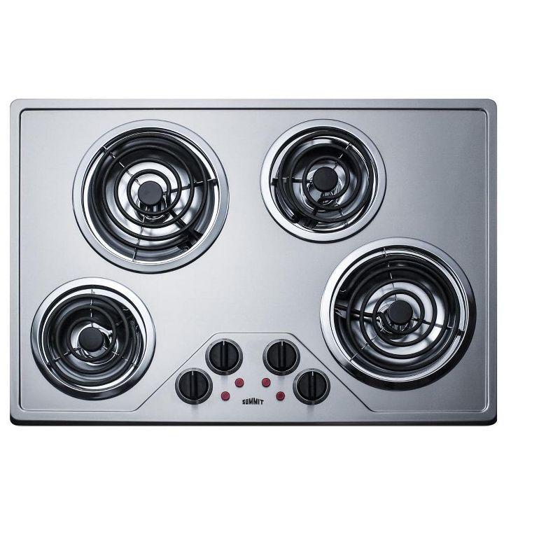 Summit Appliance 24" Stainless Steel Electric Cooktop