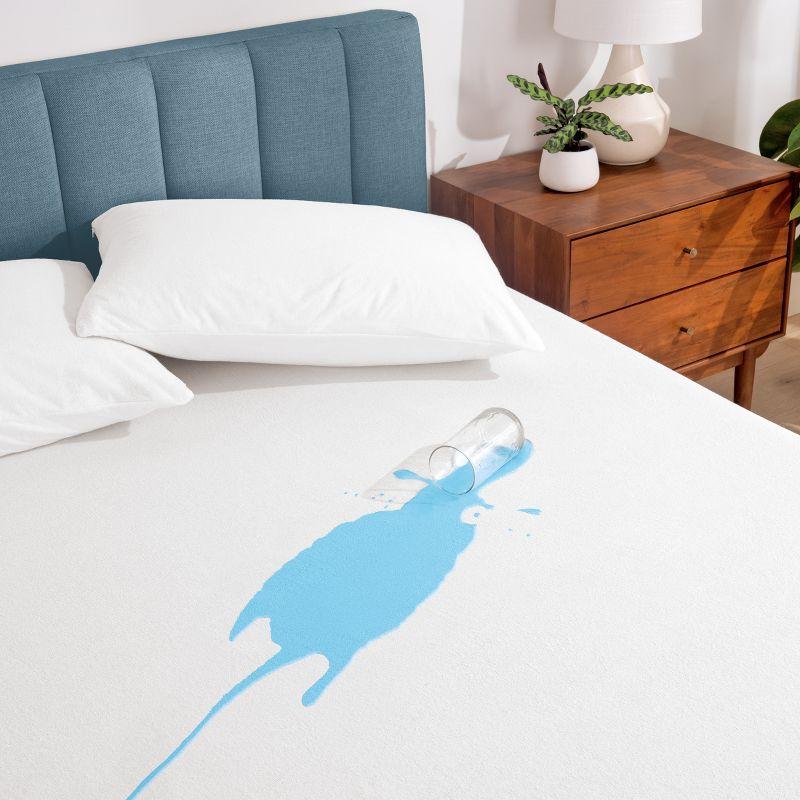 Bare Home Waterproof Fitted Mattress Protector Mattress Protector Case Pack