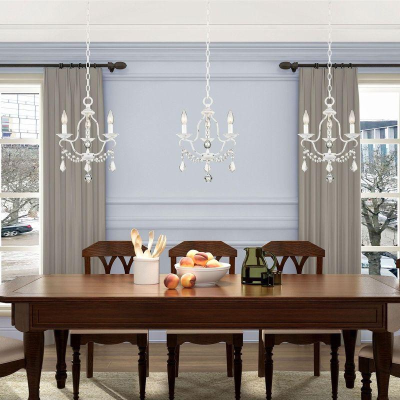 Livex Lighting Chesterfield 3 - Light Chandelier in  Antique White