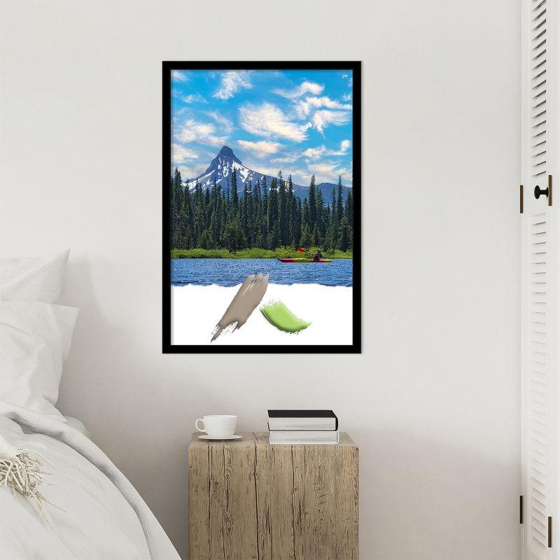 Amanti Art Jet Black Picture Frame Opening Size 20x30 in.