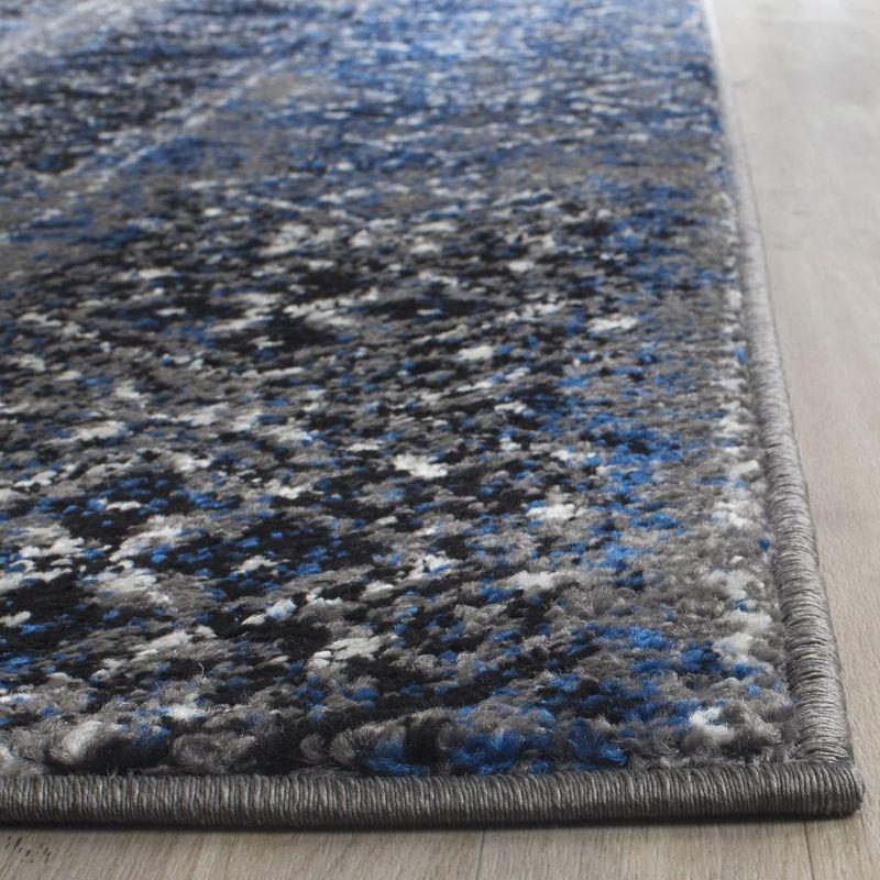 Adirondack ADR111 Machine Made Indoor Runner - Silver/Multi - 2'-6"x10' - Safavieh