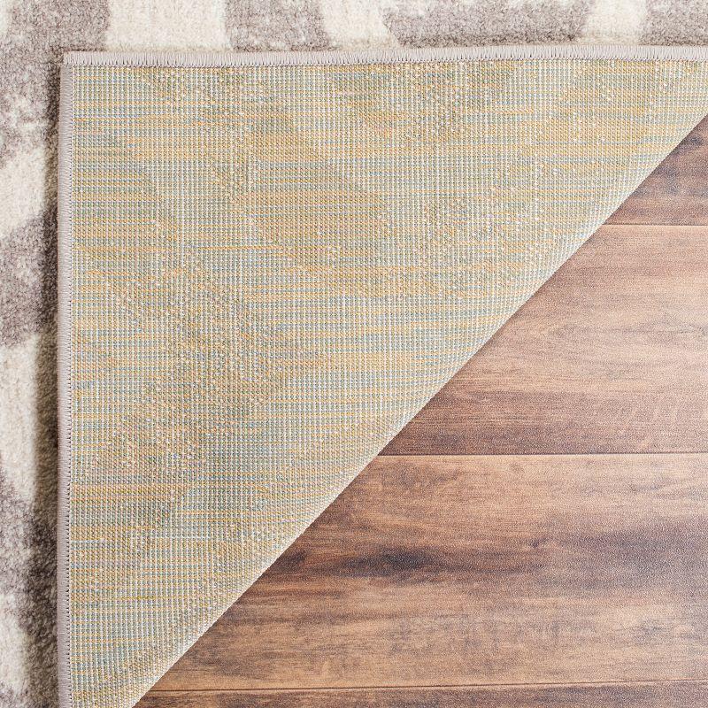Amsterdam AMS107 Power Loomed Indoor Area Rug - Ivory/Mauve - 5'1"x7'6" - Safavieh