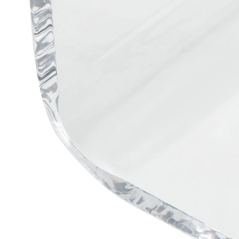 Upton Acrylic Side Table - Clear - Safavieh.