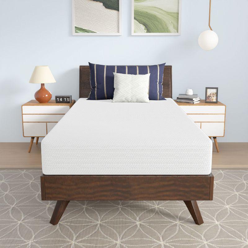 Twin White Gel Memory Foam Adjustable Bed Mattress