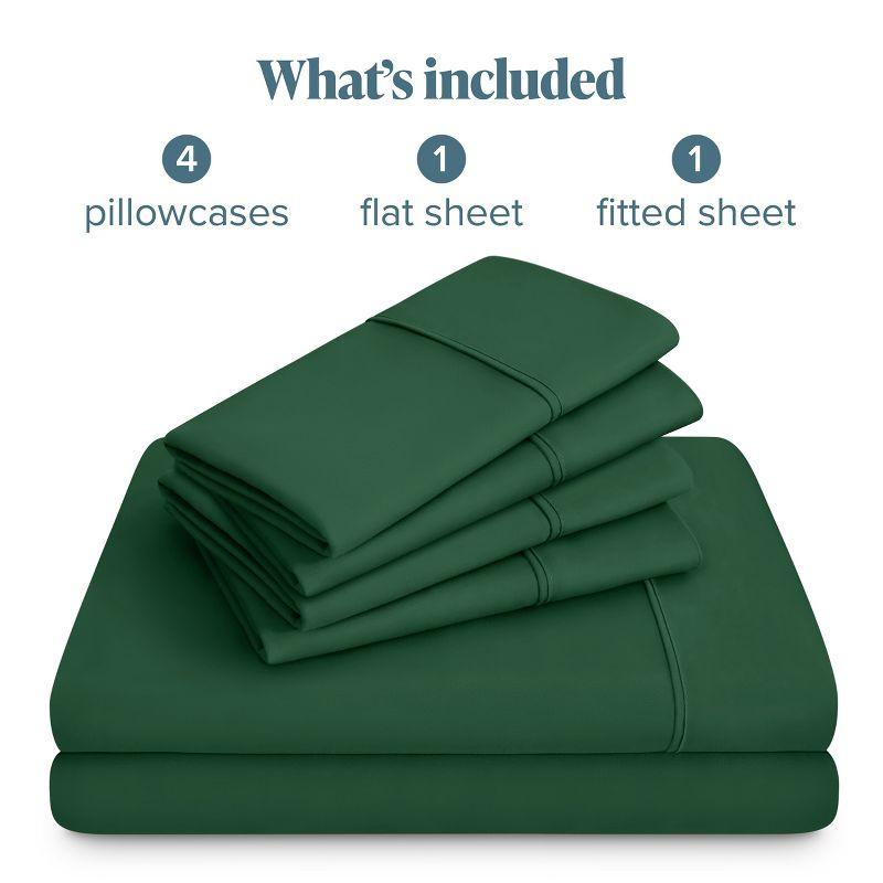 6pc Microfiber Sheet Set with Extra Pillowcases by Bare Home