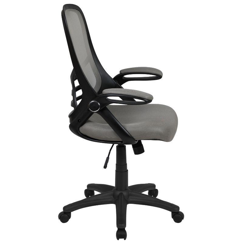 Flash Furniture High Back Mesh Ergonomic Swivel Office Chair with Flip-up Arms