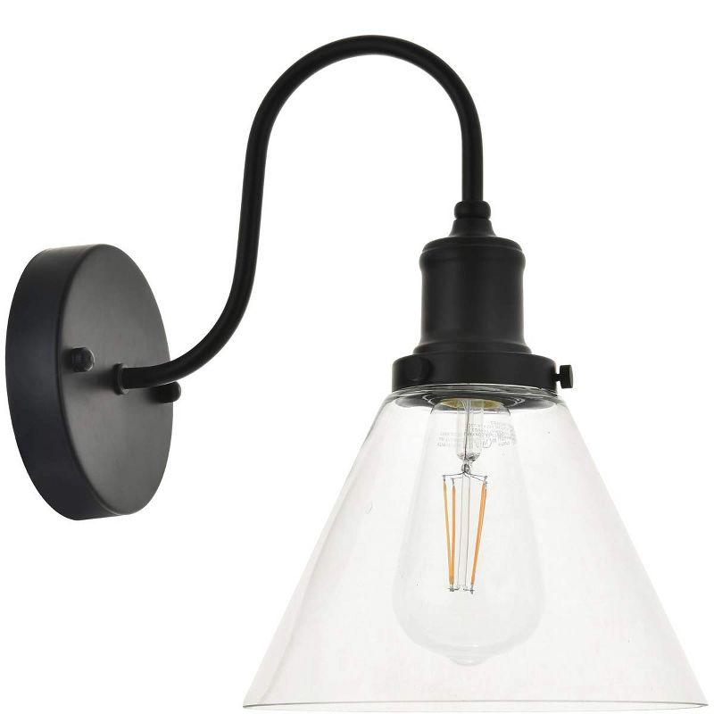 Elegant Lighting Histoire 1 light black Wall Sconce