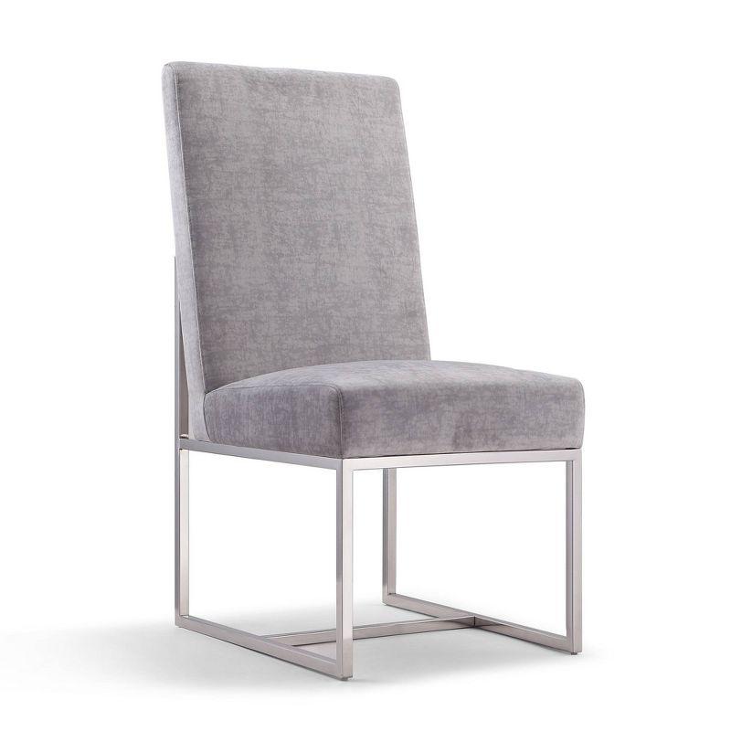 Hokku Designs Johnnette 18.9'' H Velvet Upholstered Side Chair