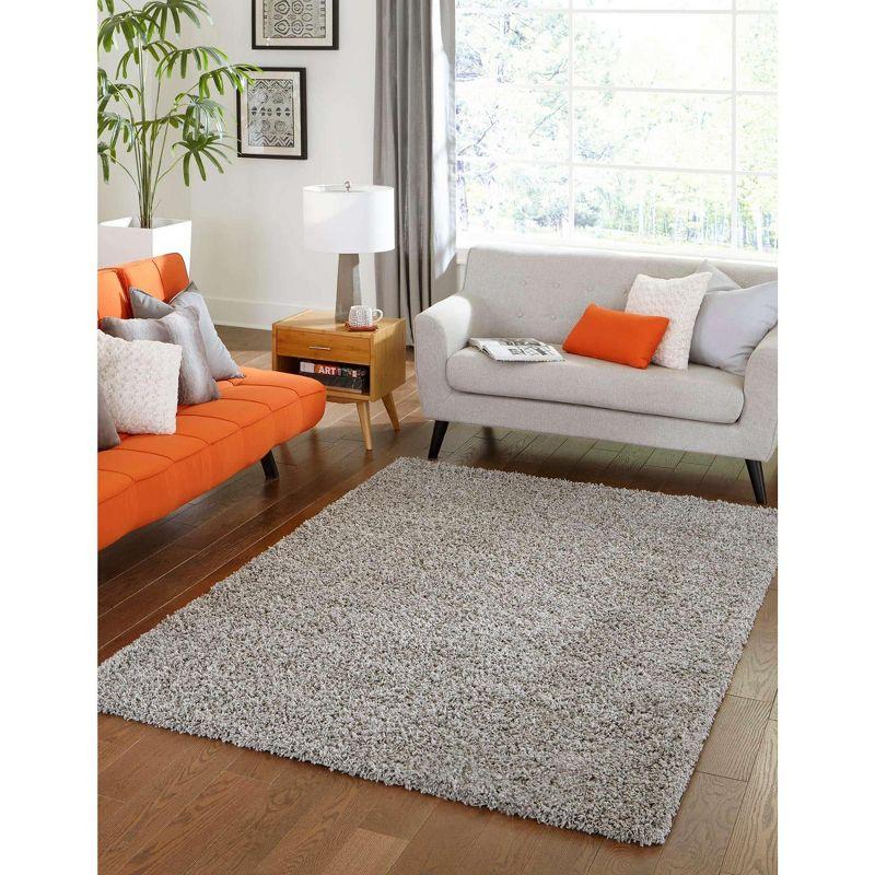 Unique Loom Solid Shag Area Rug