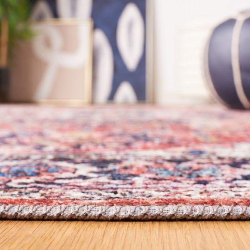 Serapi SEP624 Power Loomed Indoor Area Rug - Rust/Navy - 4'x6' - Safavieh