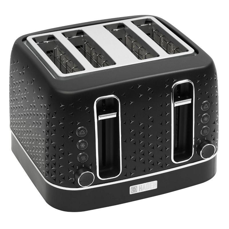 HADEN Starbeck Black 4-Slice Toaster
