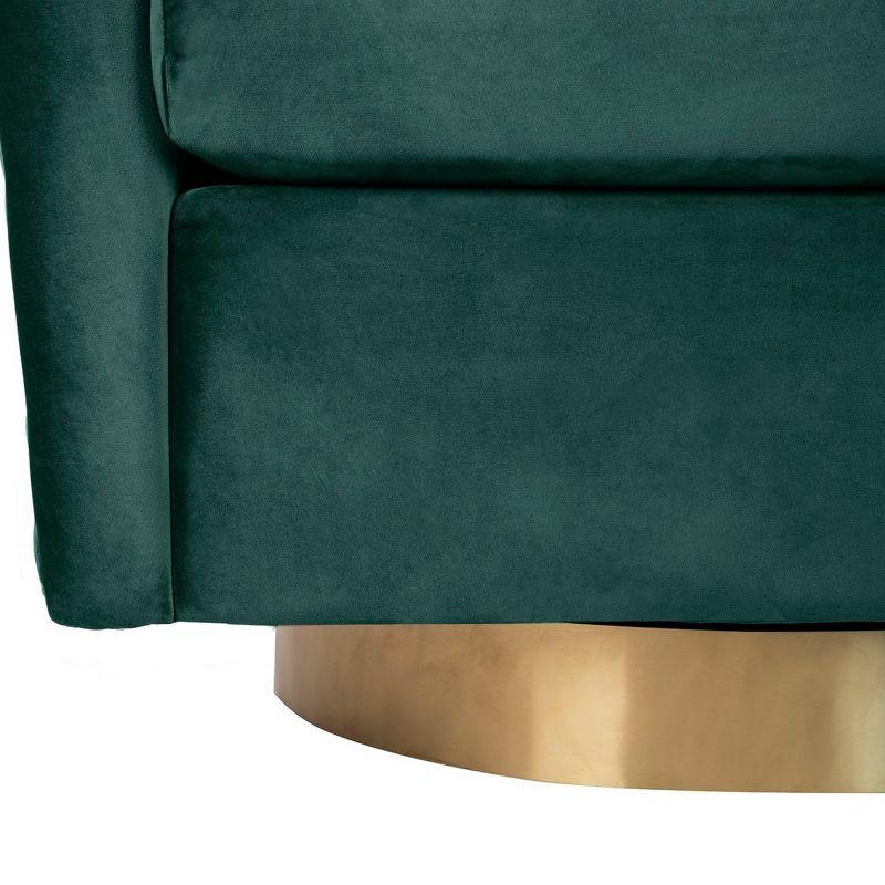 Skye Upholstered Swivel Barrel Chair