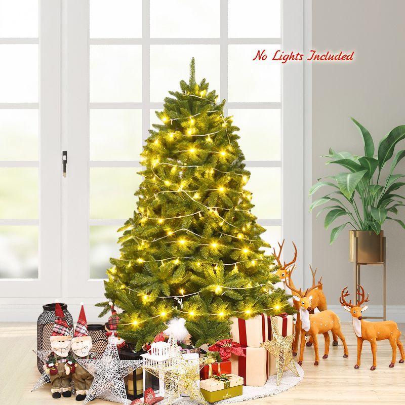 Costway 5ft Artificial Christmas Fir Tree 600 Branch Tips