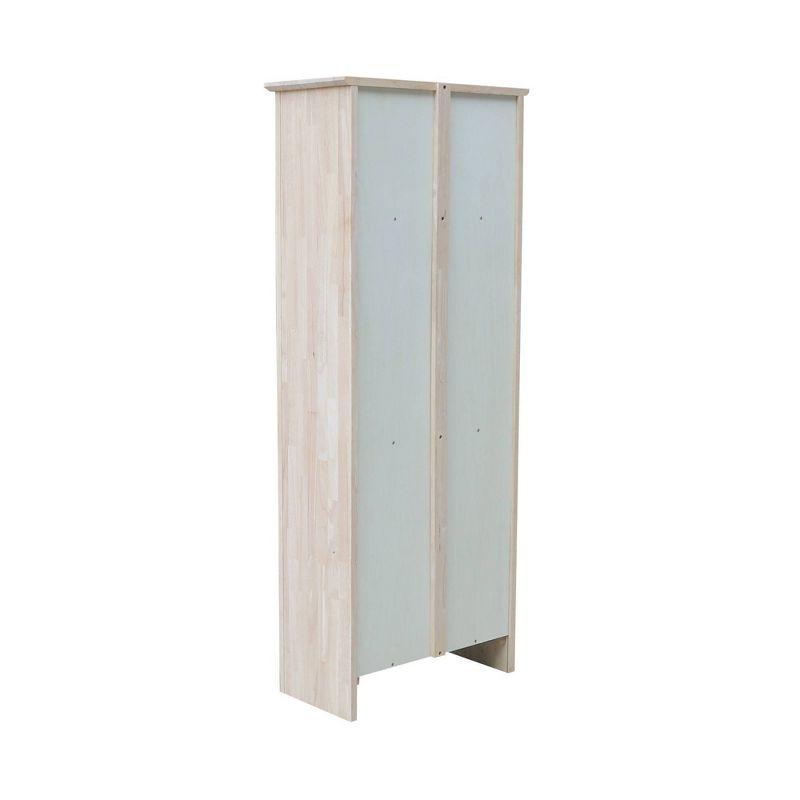 60&#34;x24&#34; Shaker Bookcase Unfinished - International Concepts