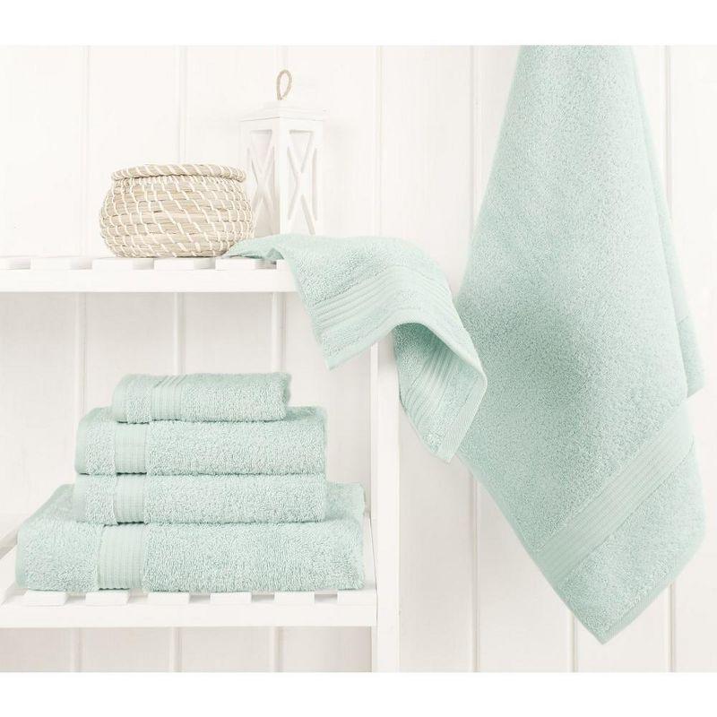 American Soft Linen Turkish Premium Quality 100% Cotton 6 Piece Towel Set, Soft Absorbent Quick Dry Bath Towels for Bathroom