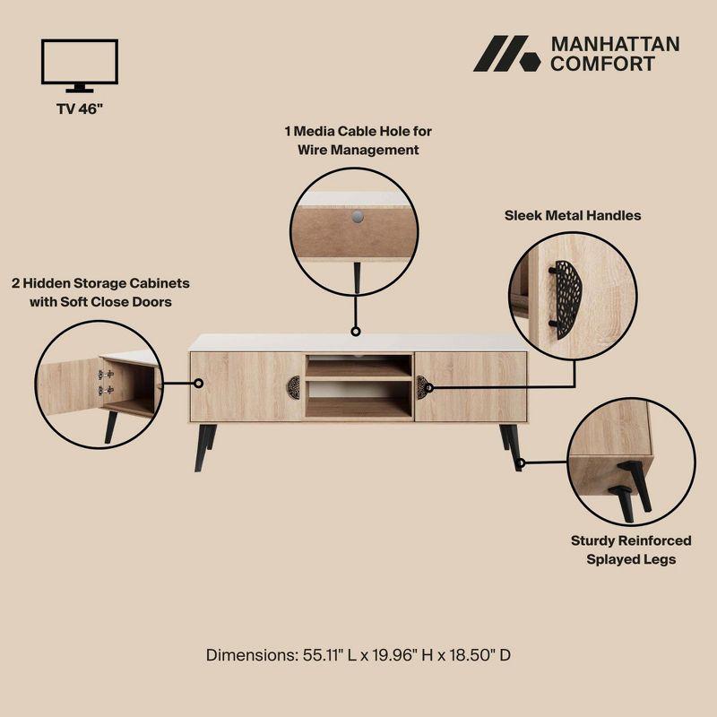 George Oliver Haley 55.10" Mid-Century Modern TV Stand | Wayfair