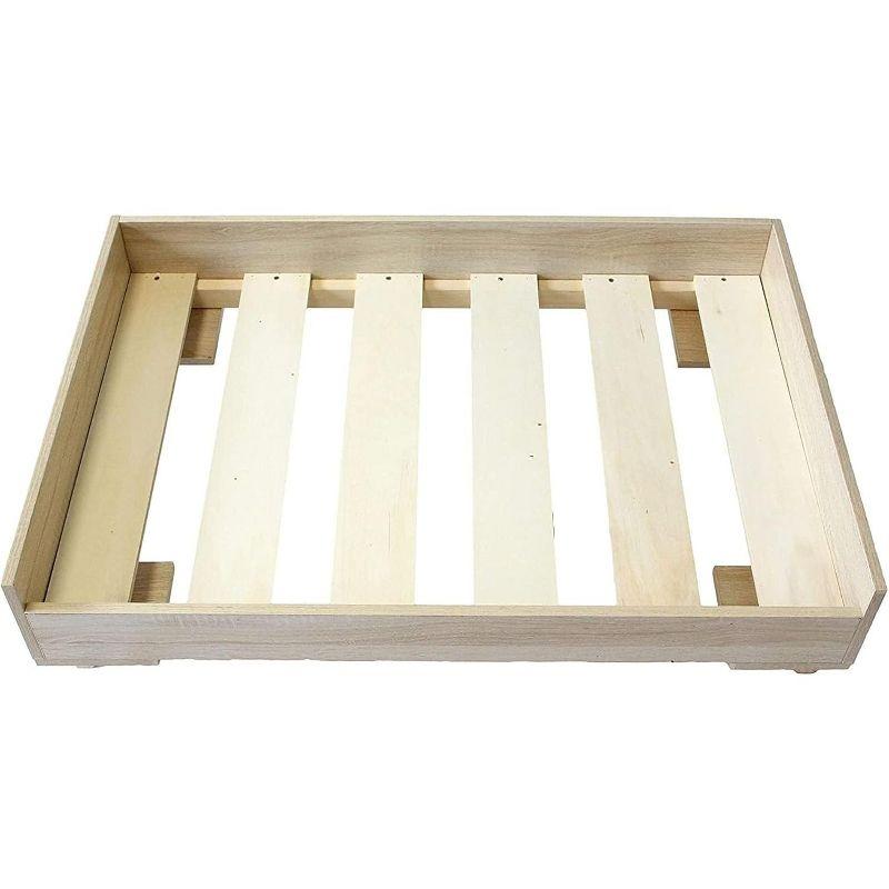 Midlee Raised Wooden Dog Bed Frame- Small