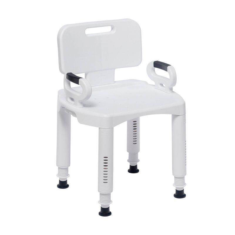 Premium Series Shower Chair with Back and Arms