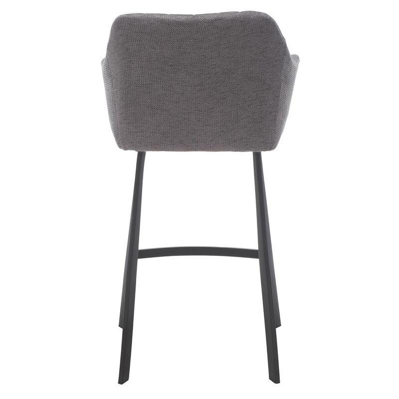 Rodi Counter Stool - Grey/Black - Safavieh