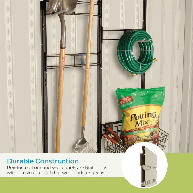 Suncast Suncast Outdoor Vanilla Resin Storage Shed