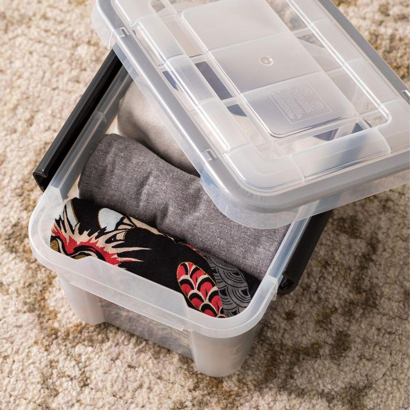 IRIS USA, Inc. 6.5 Qt./2 Gal. Weatherproof Storage Tote