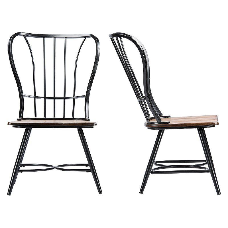 Longford Industrial Dining Chair (Set Of 2) - Baxton Studio