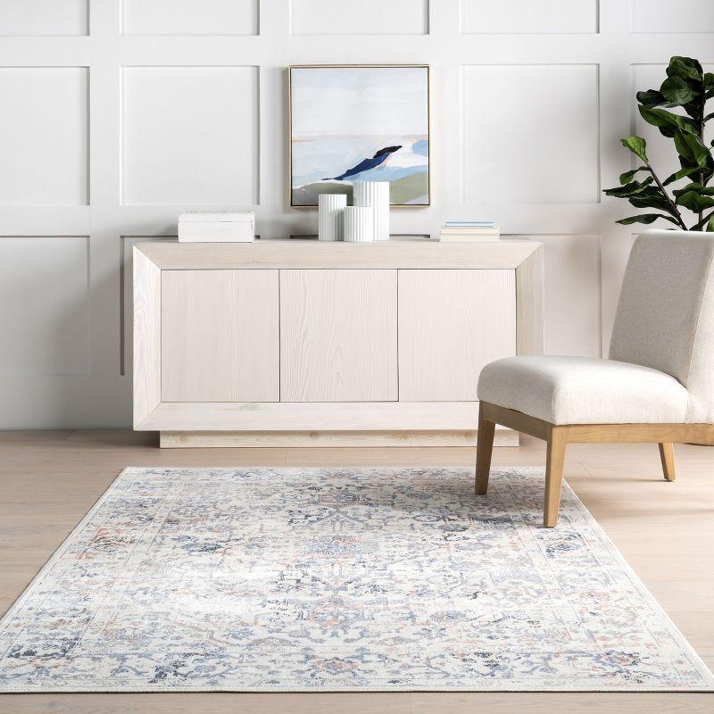 Nuloom Everlee Faded Persian Machine Washable Indoor Area Rug