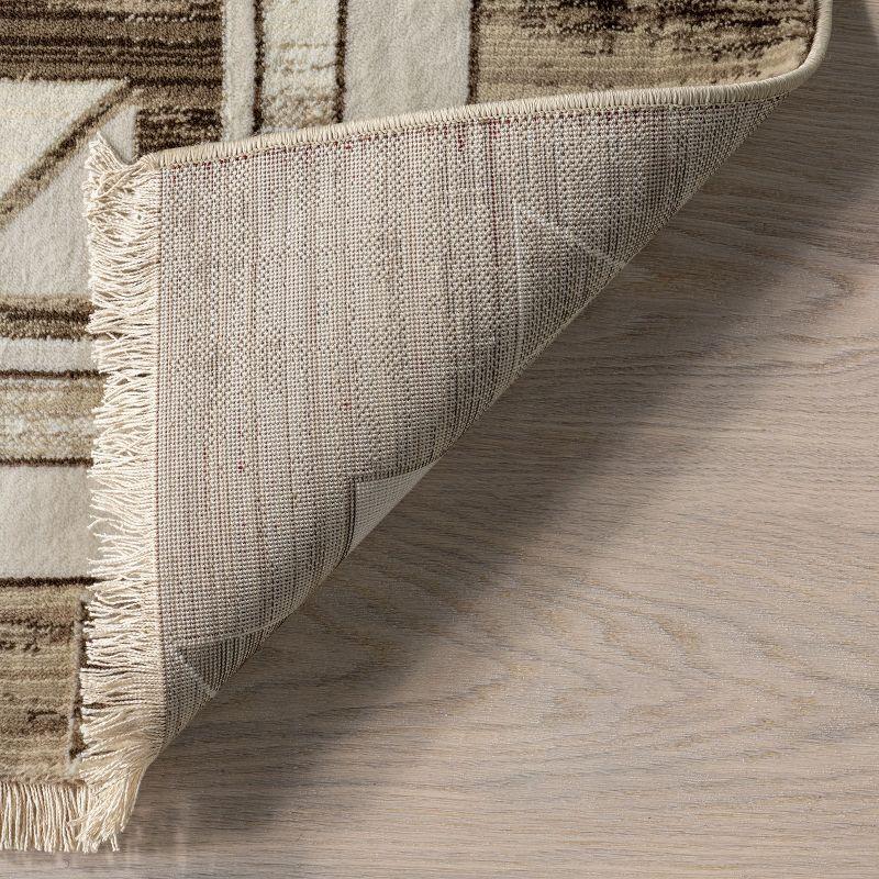 Union Rustic Agave Geometric Fringed Area Rug