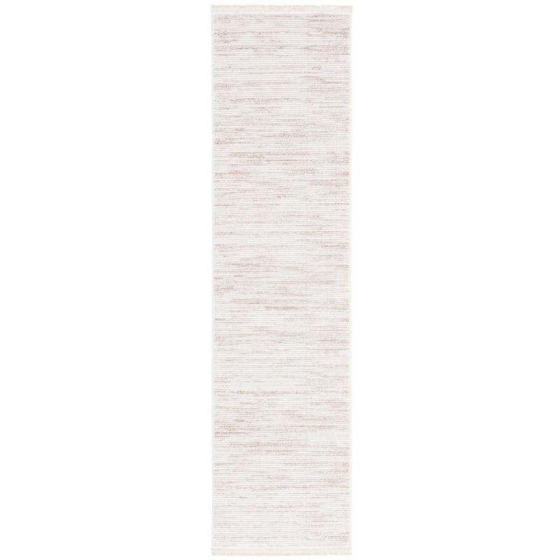 Whisper WHS584 Power Loomed Runner Rug - Ivory/Beige - 2'2"x8' - Safavieh.